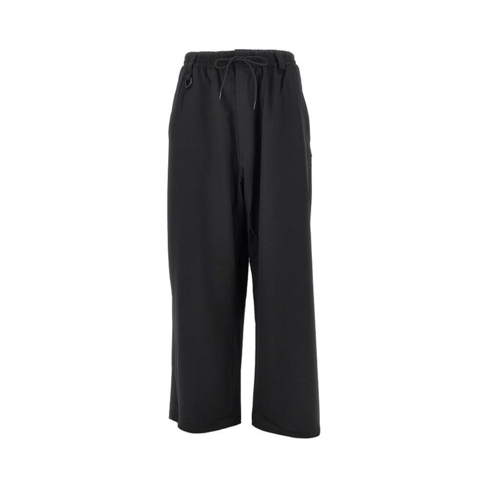 Y3 Men Straight Leg Wool-Blend Pants